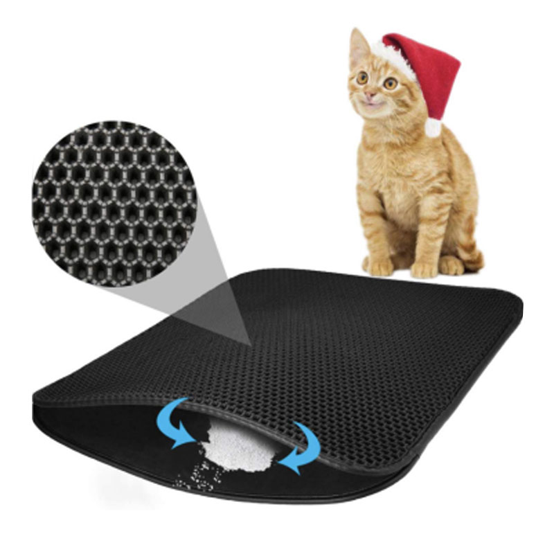 Customized pet waterproof washable EVA cat litter pad