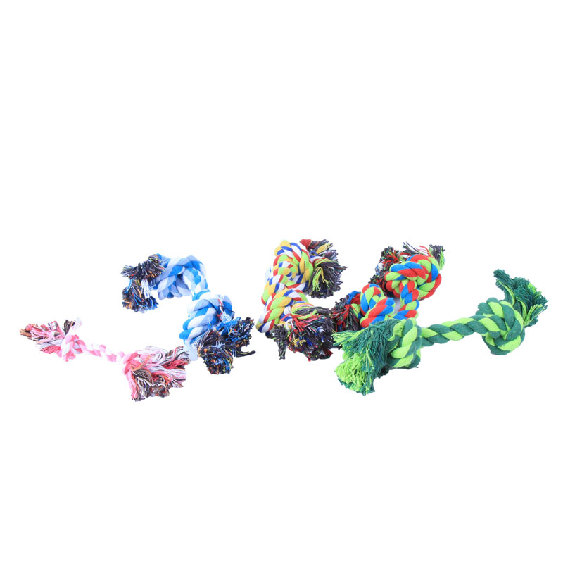 Environmental protection custom colorful dog rope toy
