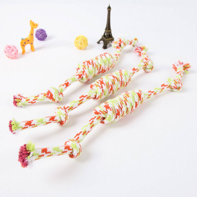Custom colorful dog rope toys