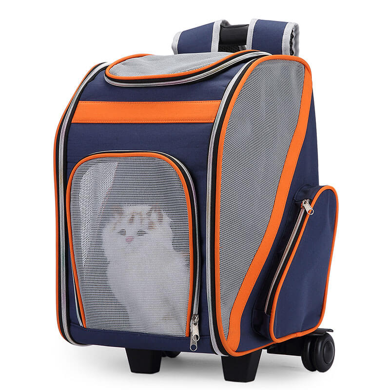 Custom pet trolley backpack
